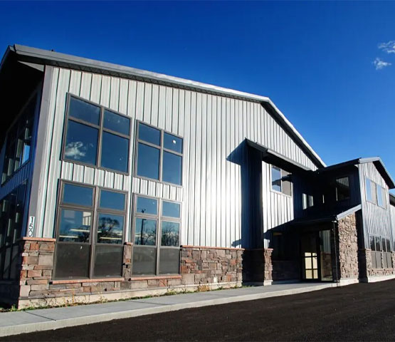 Exterior of a retail store